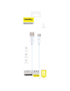 PAVAREAL Câble USB à Type C 5A PA-DC79C 1 m. blanc 2