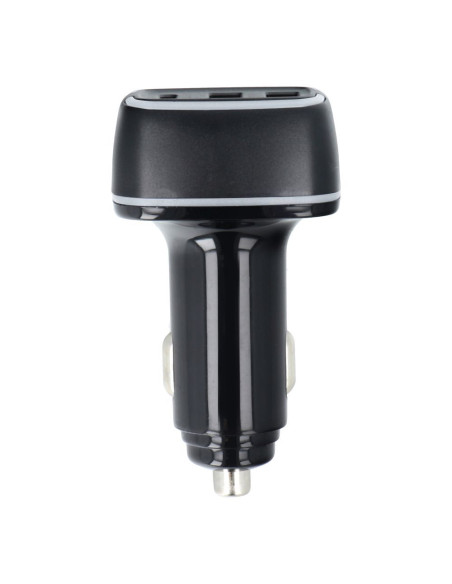 PAVAREAL chargeur de voiture Type C PD 20W + 2x USB 4.8A PA-CC65 noir