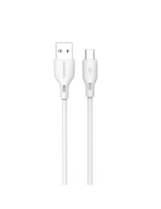 PAVAREAL Câble USB à Micro 6A PA-DC186M 1 m. blanc
