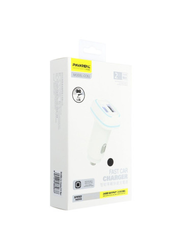 PAVAREAL chargeur de voiture 2x USB 4.8A PA-CC61 noir