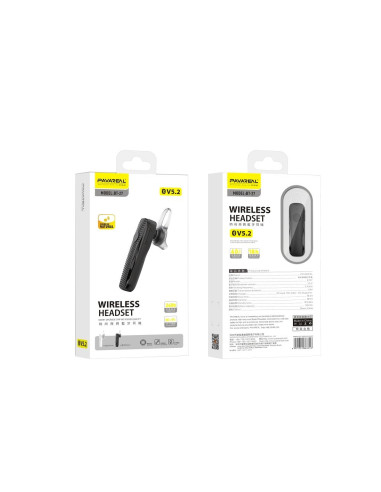 PAVAREAL oreillette/écouteur bluetooth PA-BT27 noir