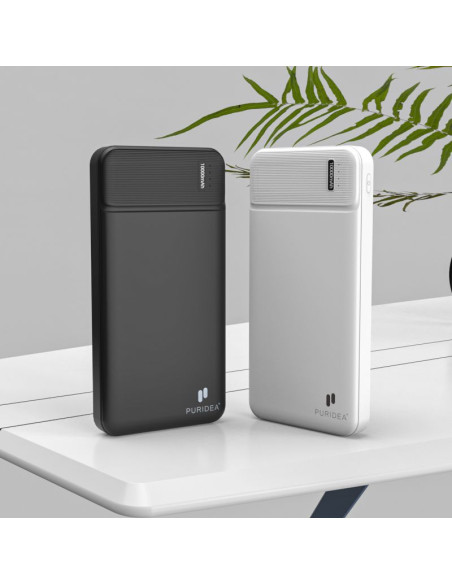 PURIDEA powerbank 10 000 mAh PD QC3.0 3A 20W Q6 noir