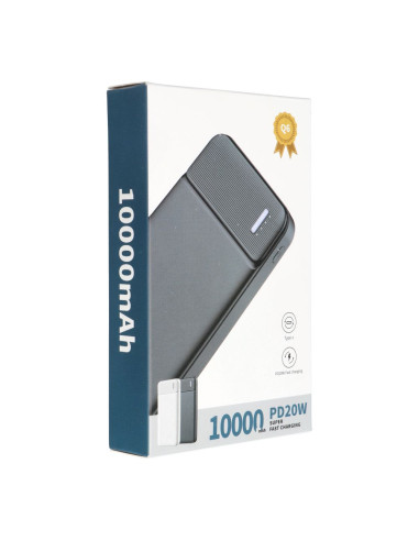 PURIDEA powerbank 10 000 mAh PD QC3.0 3A 20W Q6 noir