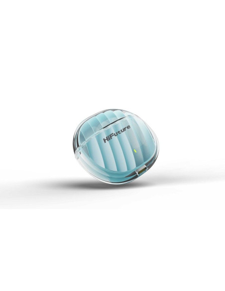 HiFuture FLYBUDS3 Écouteurs élégants sans fil (ENC) (IPX5) TWS bleu