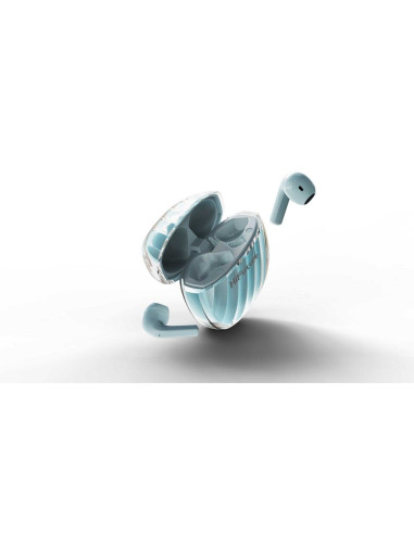 HiFuture FLYBUDS3 Écouteurs élégants sans fil (ENC) (IPX5) TWS bleu