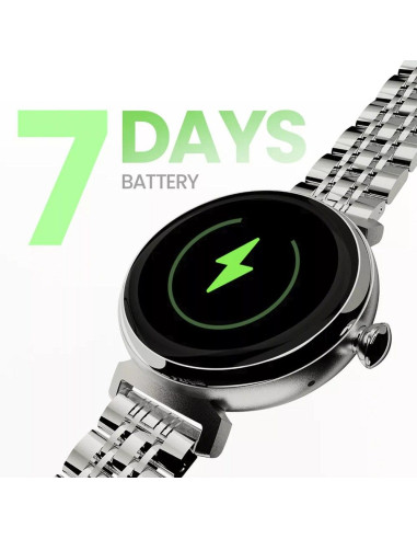 HiFuture AURA metal smartwatch avec appel (IP68) argent