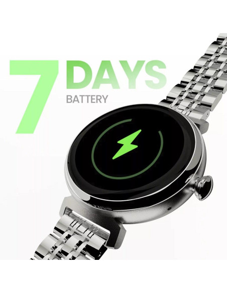 HiFuture AURA metal smartwatch avec appel (IP68) argent
