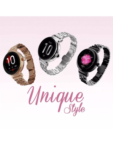 HiFuture AURA metal smartwatch avec appel (IP68) argent