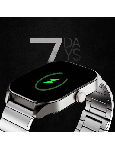 HiFuture APEX smartwatch en acier inoxydable avec appel (IP68) noir