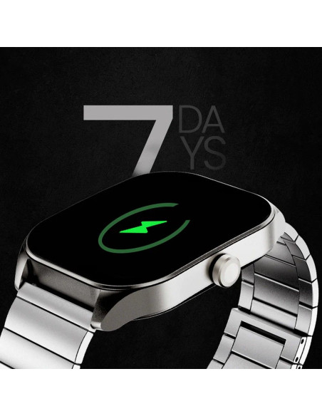 HiFuture APEX smartwatch en acier inoxydable avec appel (IP68) noir