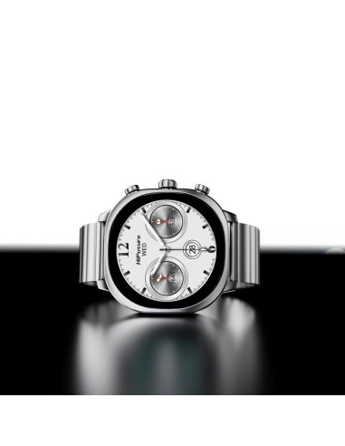 HiFuture AIX smartwatch en acier inoxydable avec intelligence artificielle (OLED) (CORNING GORILLA GLASS) argenté
