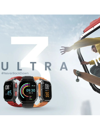 HiFuture ULTRA3 smartwatch sportive avec appel (IP68) orange