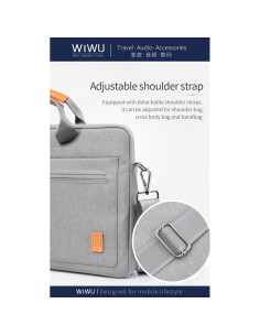 WiWU - Pioneer Pro sacoche étanche pour ordinateur portable 14" - gris
