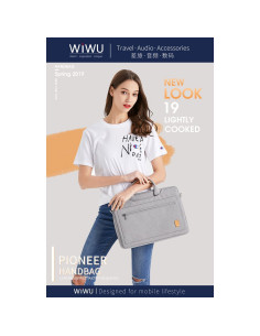 WiWU - Pioneer Pro sacoche étanche pour ordinateur portable 14" - gris 2
