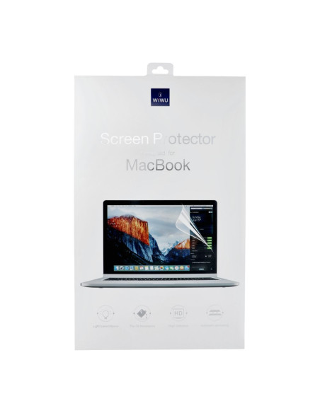 WiWU - Film protecteur d'écran PET pour Mackbook 13.3'' Pro & 13.3'' Air/2020 (A1706/A1708/A1989/A1932)