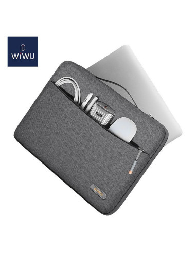 WiWU - Sacoche pour ordinateur portable 13.3" Pilot Sleeve résistante à l'eau - gris