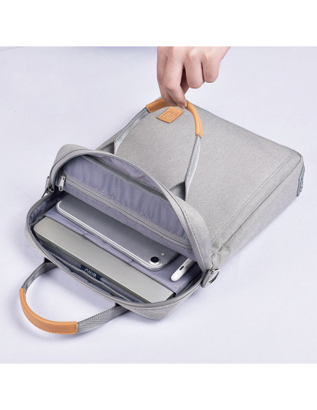 WiWU - Waterproof Laptop 13,3"/Tablet 12,9" Pioneer Bag - gray