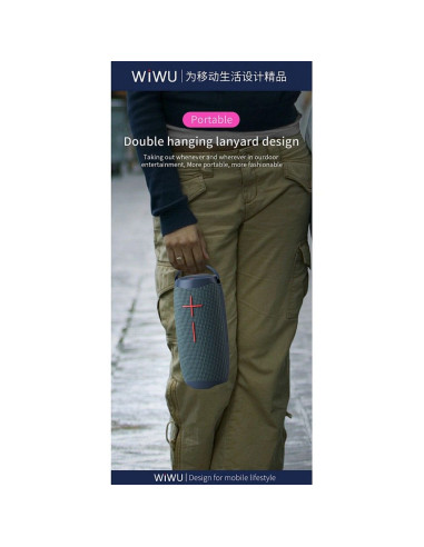WiWU - Enceinte sans fil Thunder P40 LED Light