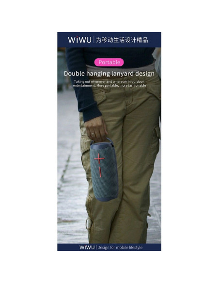 WiWU - Enceinte sans fil Thunder P40 LED Light