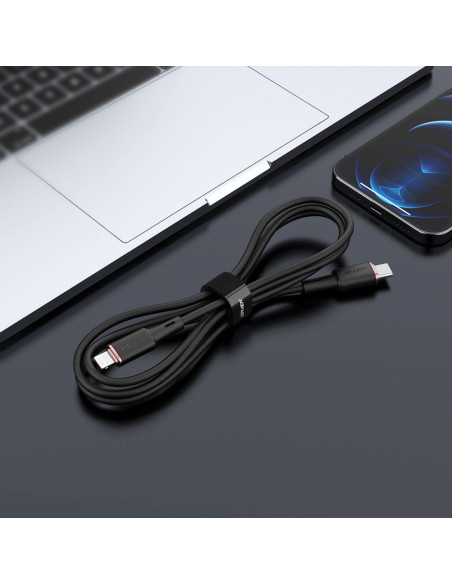 ACEFAST Câble Type C vers Lightning MFi 3A PD 30W C2-01 1,2 m noir