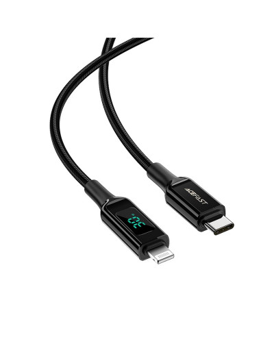 ACEFAST Câble Type C vers Lightning MFi 3A PD 30W C6-01 1,2 m noir