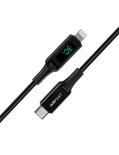 ACEFAST Câble Type C vers Lightning MFi 3A PD 30W C6-01 1,2 m noir 2