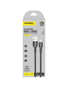 PAVAREAL Câble USB vers iPhone Lightning 5A PA-DC73I 1 m. noir 2