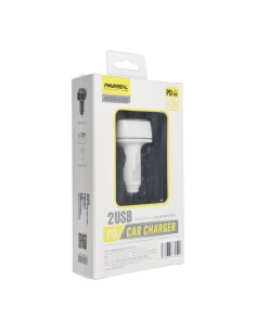 PAVAREAL chargeur de voiture Type C PD 20W + 2x USB 4.8A PA-CC65 blanc 2