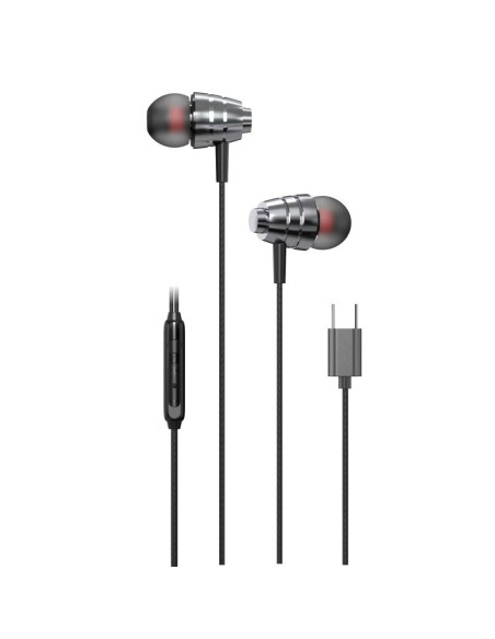 Écouteur PAVAREAL avec microphone Type C PA-M08C noir [DAC].