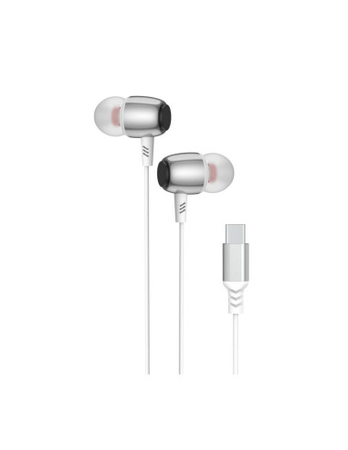 Écouteur PAVAREAL avec microphone Type C PA-M09C blanc [DAC].
