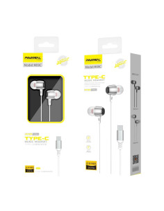 Écouteur PAVAREAL avec microphone Type C PA-M09C blanc [DAC]. 2