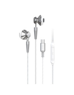 Écouteur PAVAREAL avec microphone Type C PA-M10C blanc [DAC].
