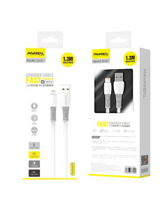 PAVAREAL Câble USB vers iPhone Lightning 8 broches PA-Q15I 1,3 m. blanc 2