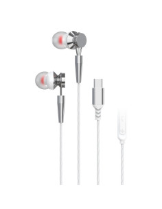 Écouteur PAVAREAL avec microphone Type C PA-M10C-R blanc [DAC].
