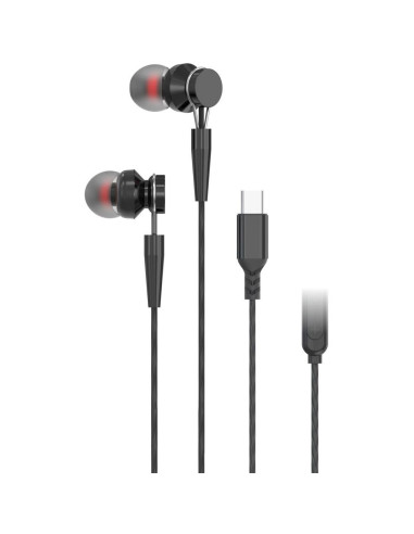 Écouteur PAVAREAL avec microphone Type C PA-M10C-R noir [DAC].