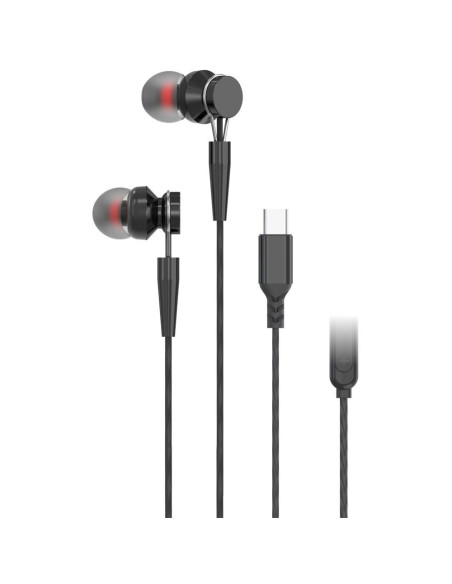 Écouteur PAVAREAL avec microphone Type C PA-M10C-R noir [DAC].