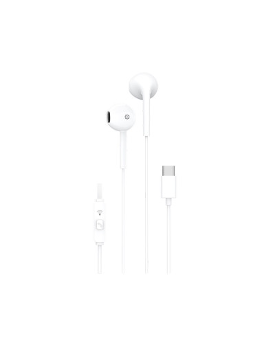 Écouteur PAVAREAL avec microphone Type C PA-M13 blanc [DAC].