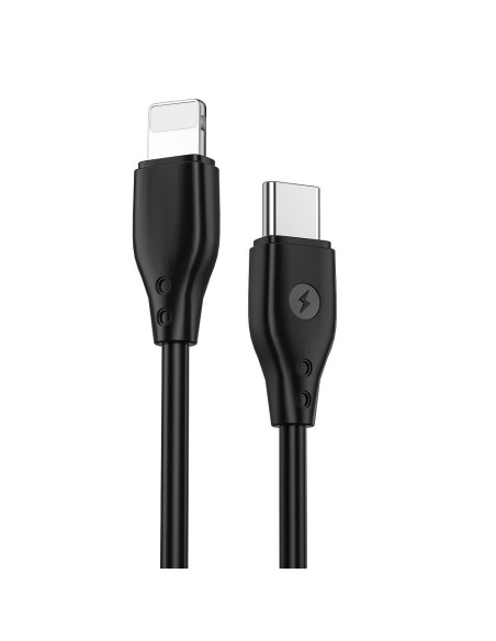 WiWU - Pioneer Wi-C002 Câble USB C vers Lightning série 30W - noir