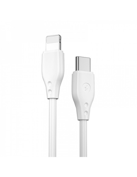 WiWU - Pioneer Wi-C002 Câble USB C vers Lightning série 30W - blanc