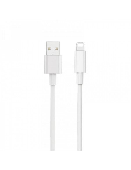 WiWU - Classic series USB cable Wi-C006 USB A vers Lightning 2.4A - blanc