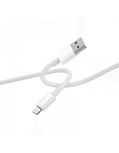 WiWU - Classic series USB cable Wi-C006 USB A vers Lightning 2.4A - blanc