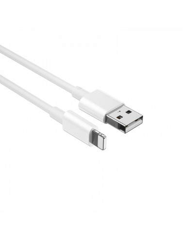 WiWU - Classic series USB cable Wi-C006 USB A vers Lightning 2.4A - blanc
