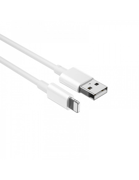 WiWU - Classic series USB cable Wi-C006 USB A vers Lightning 2.4A - blanc