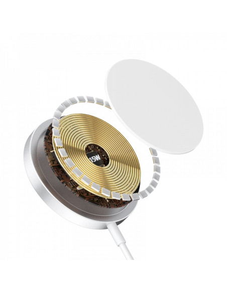 WiWU - Wireless Charger Compatible with MagSafe Wi-W009 15W