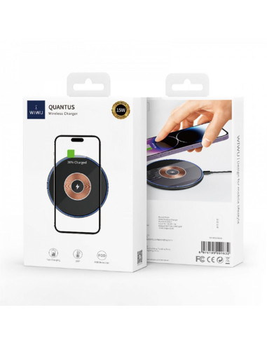 WiWU - Chargement sans fil 15W pour téléphones compatibles avec MagSafe Wi-W013