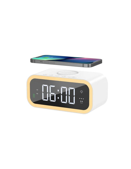 WiWU - Wireless Charger 15W with alarm clock Wi-C006 Power Air 5in1