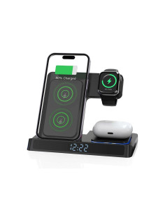 WiWU - Chargement sans fil avec minuterie numérique Wi-W006 Power Air 5in1