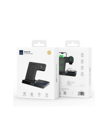 WiWU - Chargement sans fil avec minuterie numérique Wi-W006 Power Air 5in1