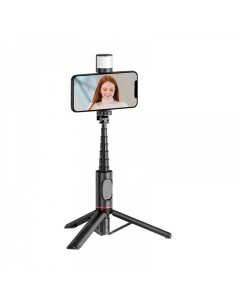 WiWU - Bâton de selfie Wi-SE003 avec fonction de trépied et lumière LED intégrée 2