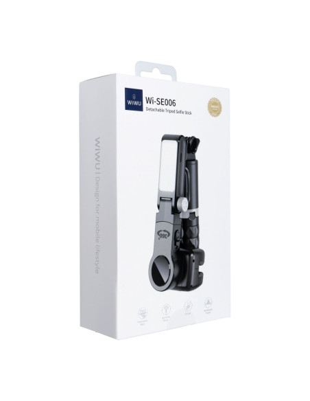 WiWU - Selfie Stick Wi-SE006 with Tripod Function, Stabilization and Auto Tracking